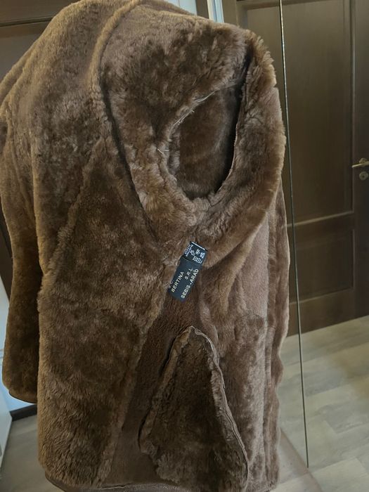 Cojocel shearling piele si blana naturala 36