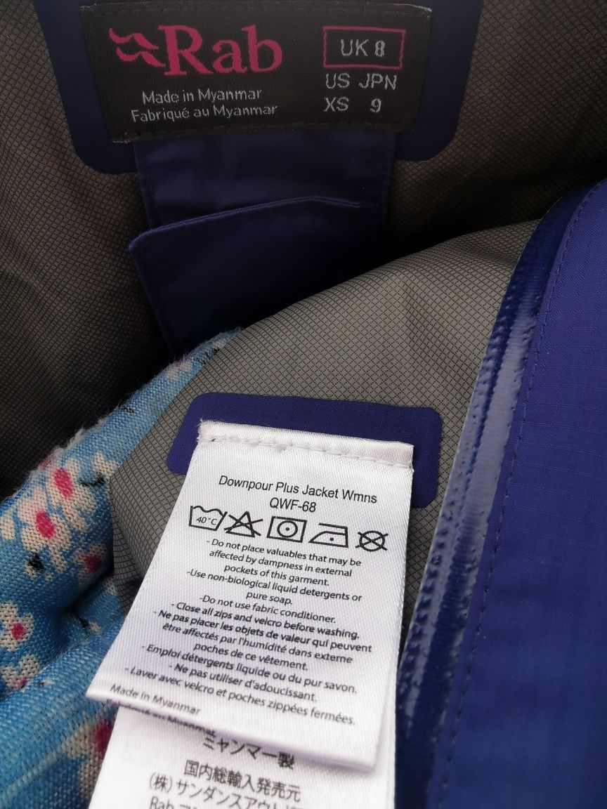 Geacă foiță ploaie Rab 2.5-Layer XS damă