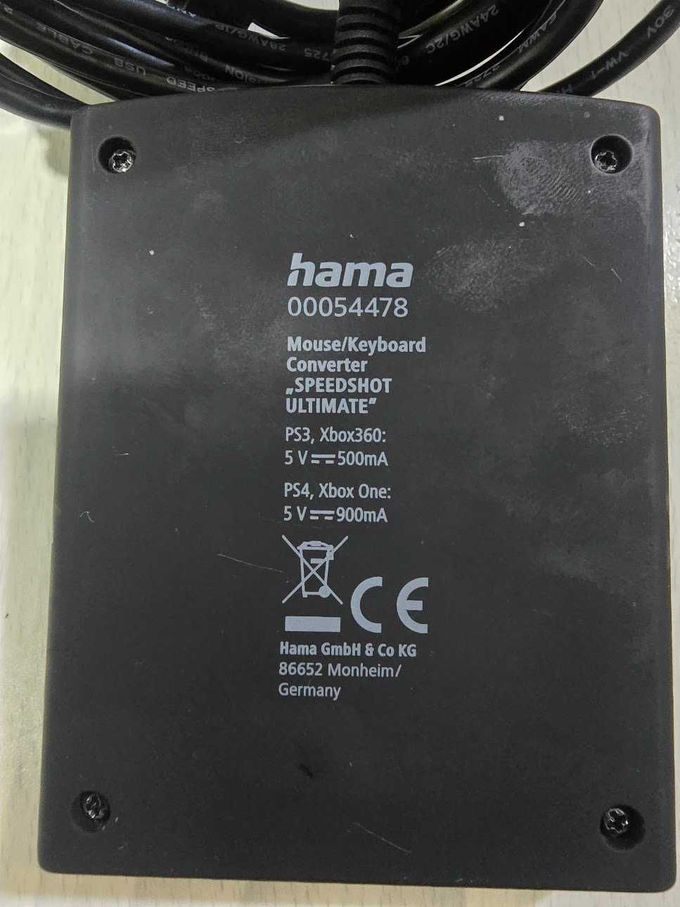 Конвертор HAMA Speedshot за мишка и клавиатура на Playstation и Xbox
