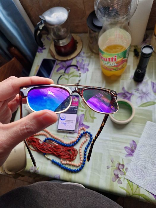 Ochelari de soare unisex – model tortoise, stare bună