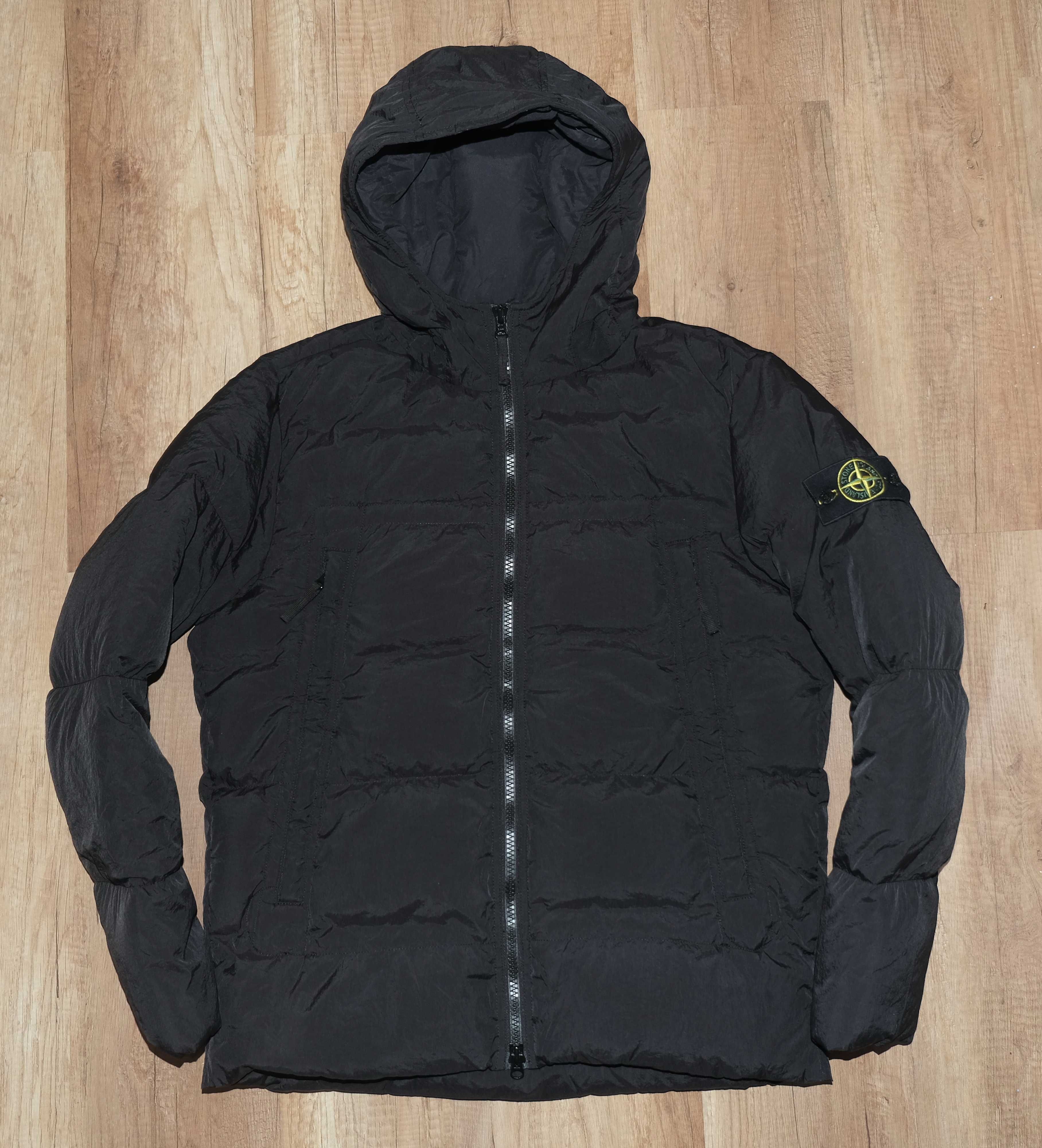 Stone Island Garment Dyed Crinkle Reps NY Down Jacket