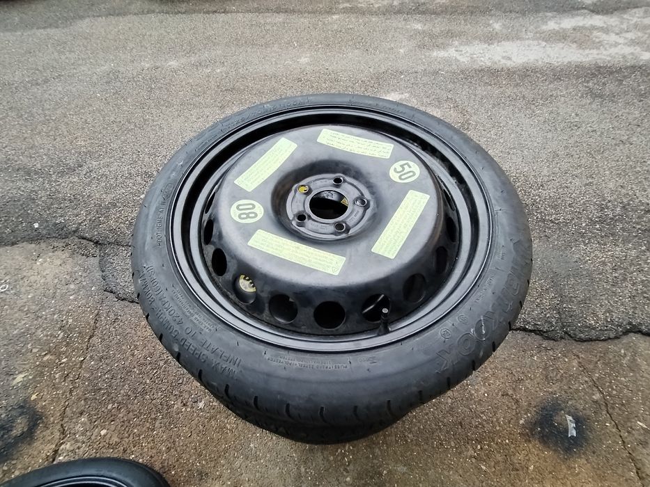 Roată Rezervă Slim Subțire 125 70 R19 Audi A4 B8 și B8.5  Audi A5