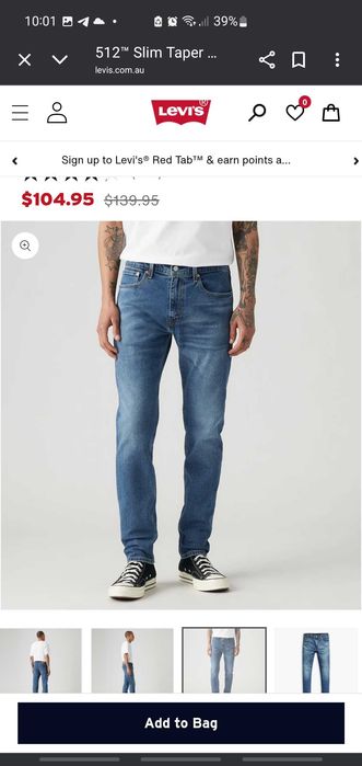 Джинсы Levi's, оригинальные из США