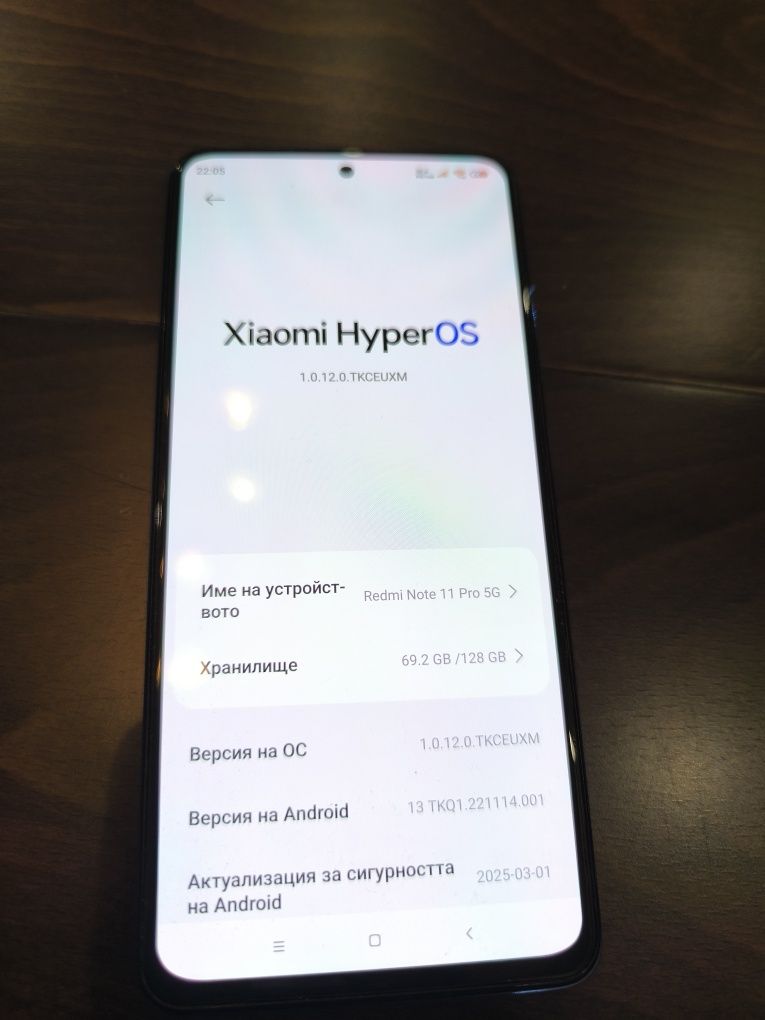 Xiaomi redmi note 11 pro 5 G