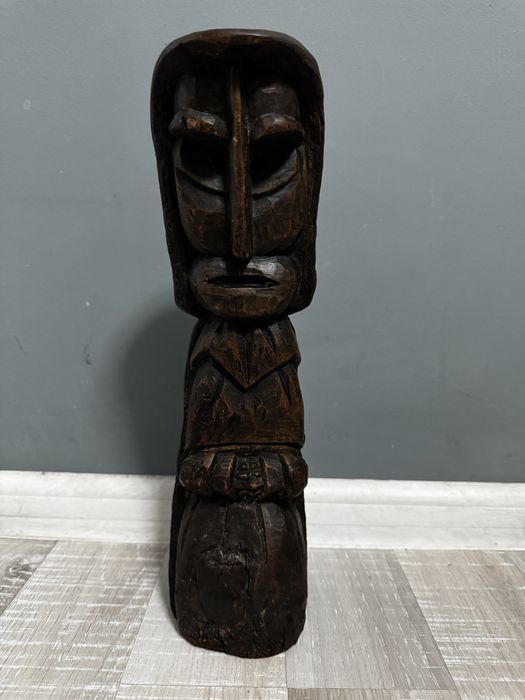 Колекция ръчно резбовани дървени фигури / маски – етно, Мауори