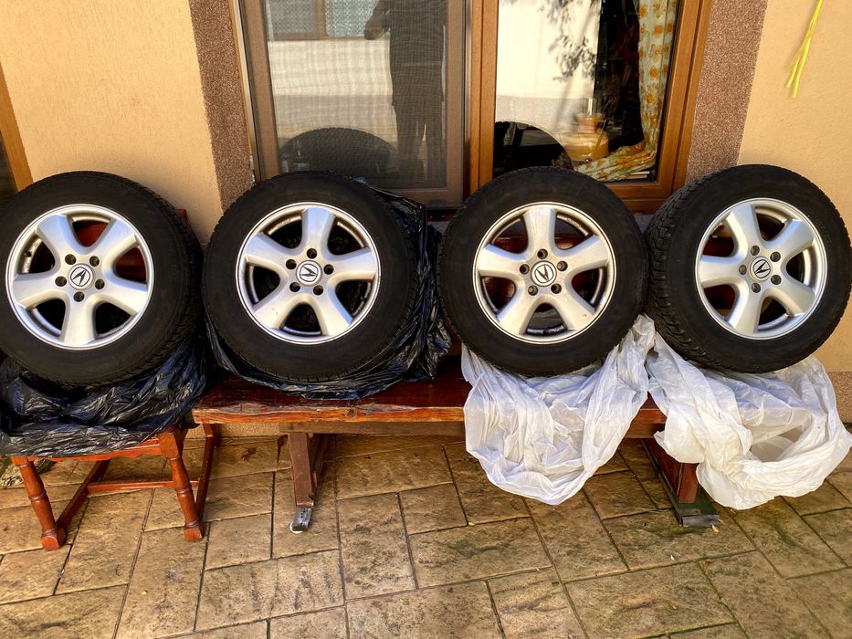 Jante aliaj, Model KBA 45582, 5x114,3 R15 + Anvelope iarna Bridgestone