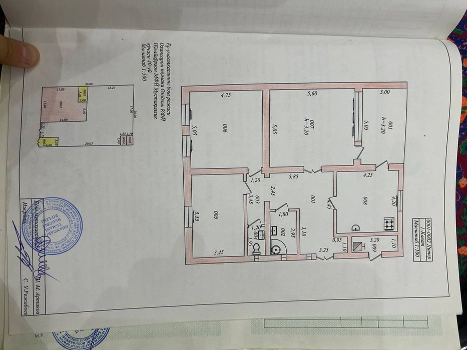 Oxangaronda 6sotixli namunali uy sotiladi