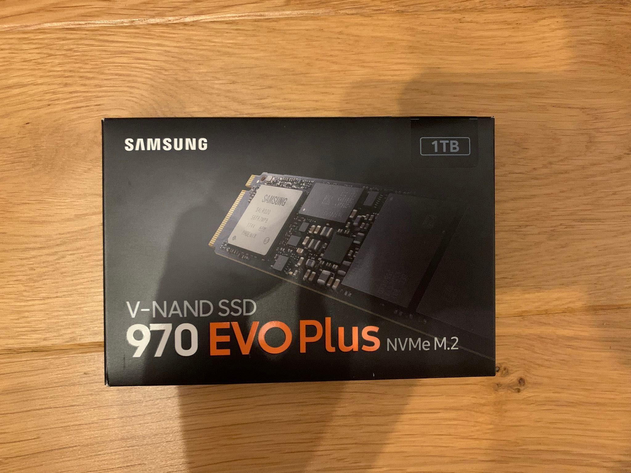 Samsung 970 evo NVMe M.2 ssd 1tb