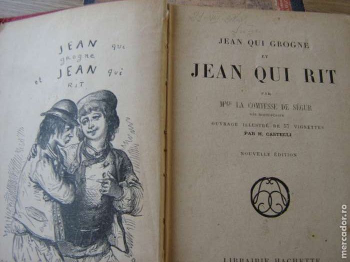 Jean qui grogne et Jean qui rit, La Comtesse de Ségur, Paris 1909