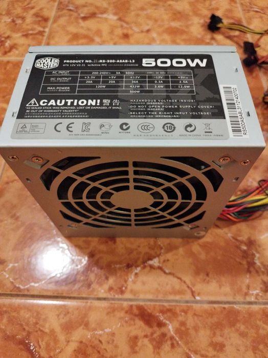 Компютърно захранване Cooler Master 500W