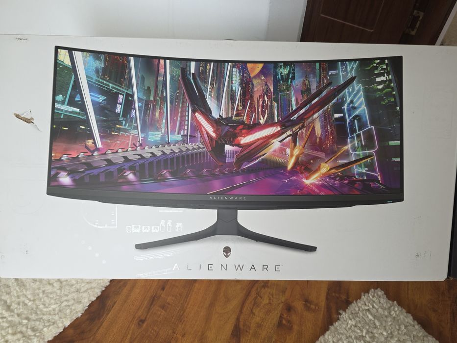 Monitor Alienware AW3423DWF QD-oled curbat
