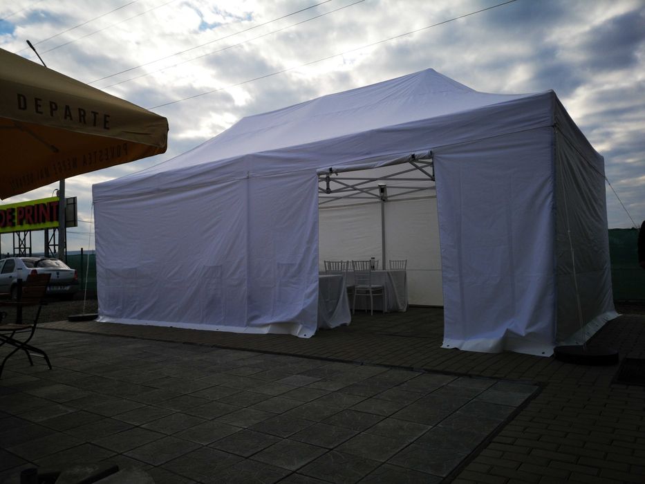 Inchiriere cort pavilion 6x3 si cort pavilion 8x4 m pentru nunti botez