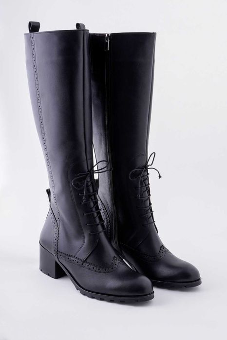 Cizme lungi din piele naturala,36-41