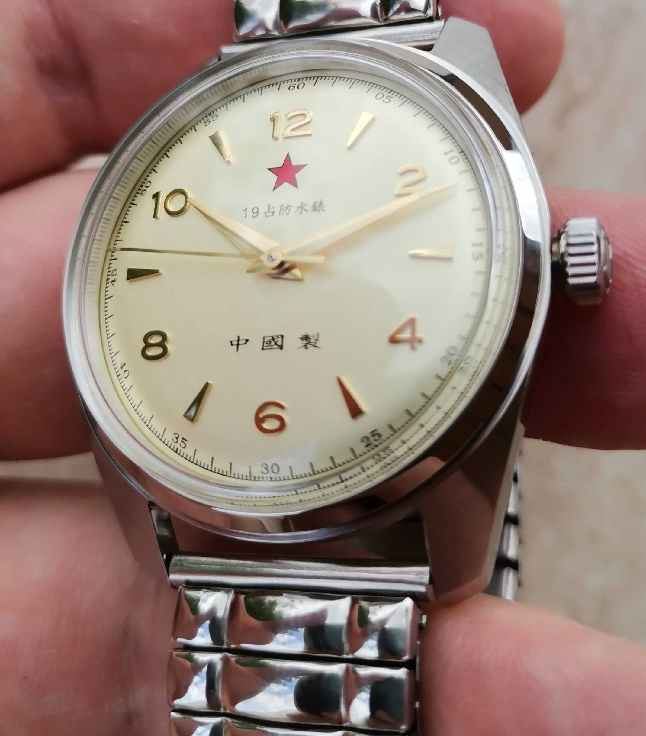 Ceas Retro Merkur Pilot 1963 mecanic Seagull 38 mm