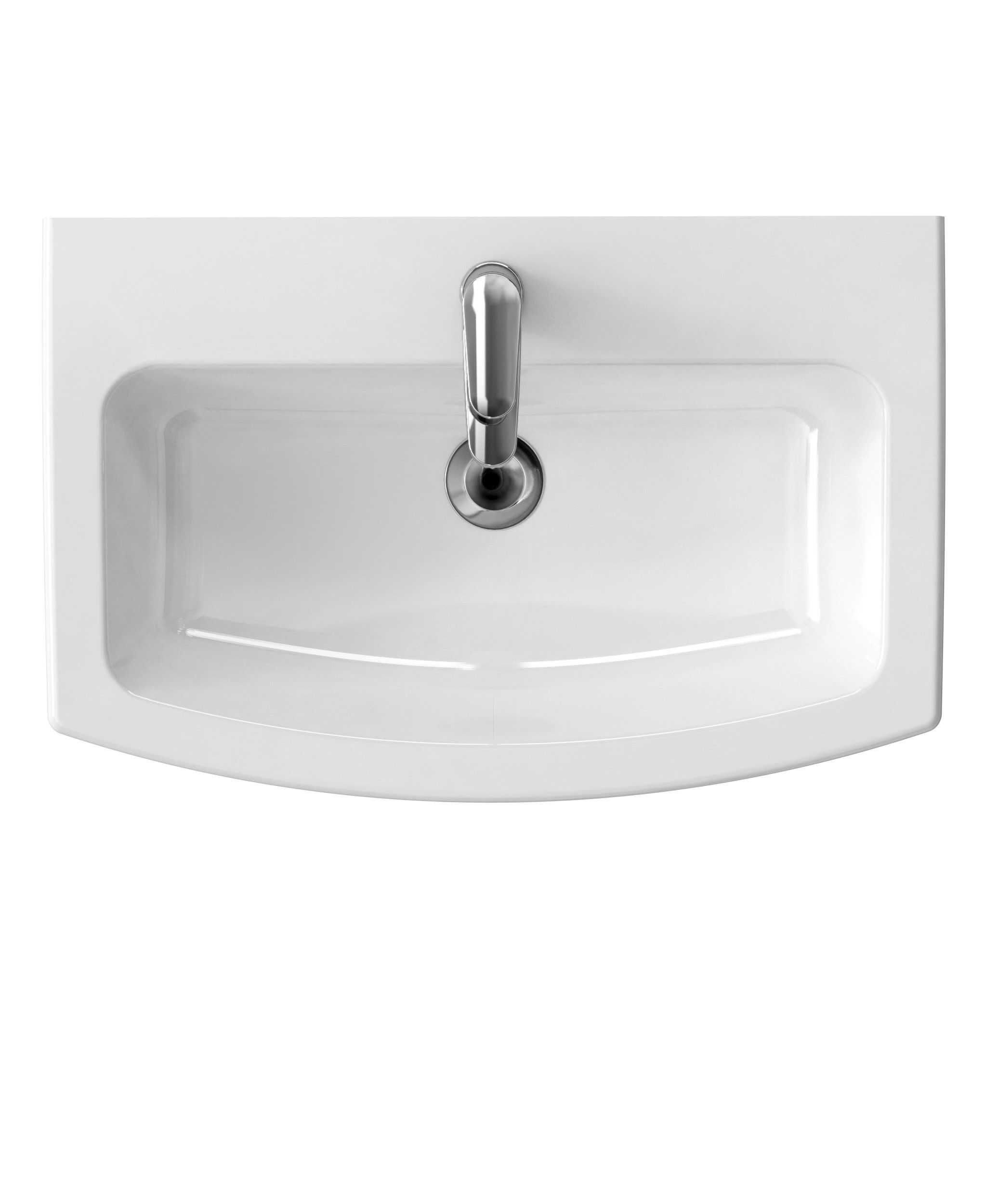 Lavoar baie Cersanit Easy K102-015, alb, dreptunghiular