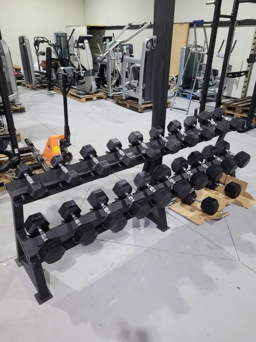 Дъмбели хекс  шестограмни Дъмбели комплект 5-30kg set dumbells
