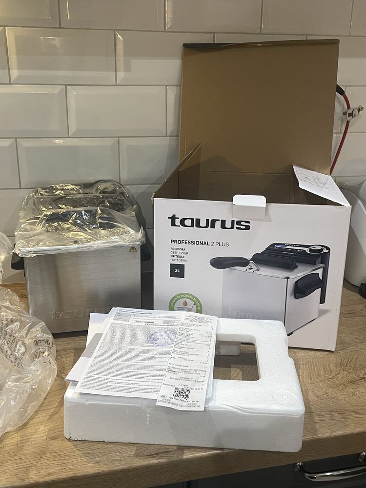 Фритюрник Taurus Pro 2 PLUS 2L - 2г. ГАРАНЦИЯ