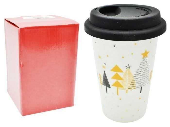 Коледна чаша керамика 400 мл