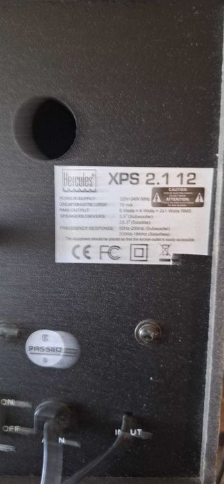 Set boxe 2.1 Hercules