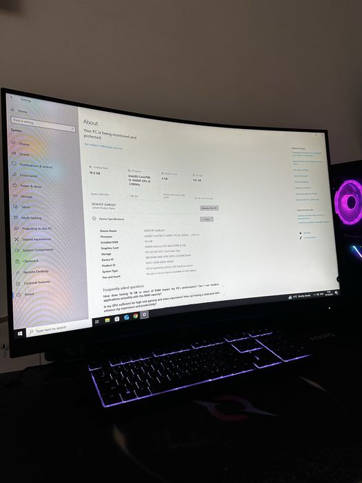 Vand pc gaming complet