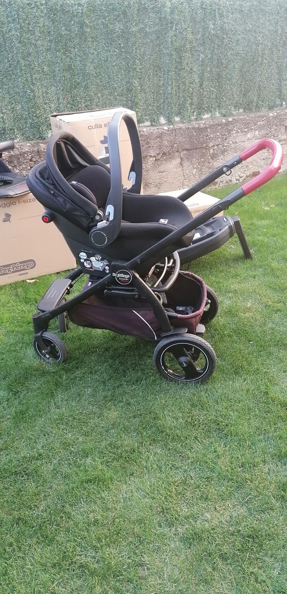 Бебешка количка Peg Perego Fiat 500 3в1