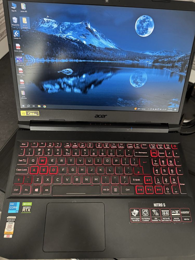 Laptop Acer nitro5 gaming i5 rtx3050ti