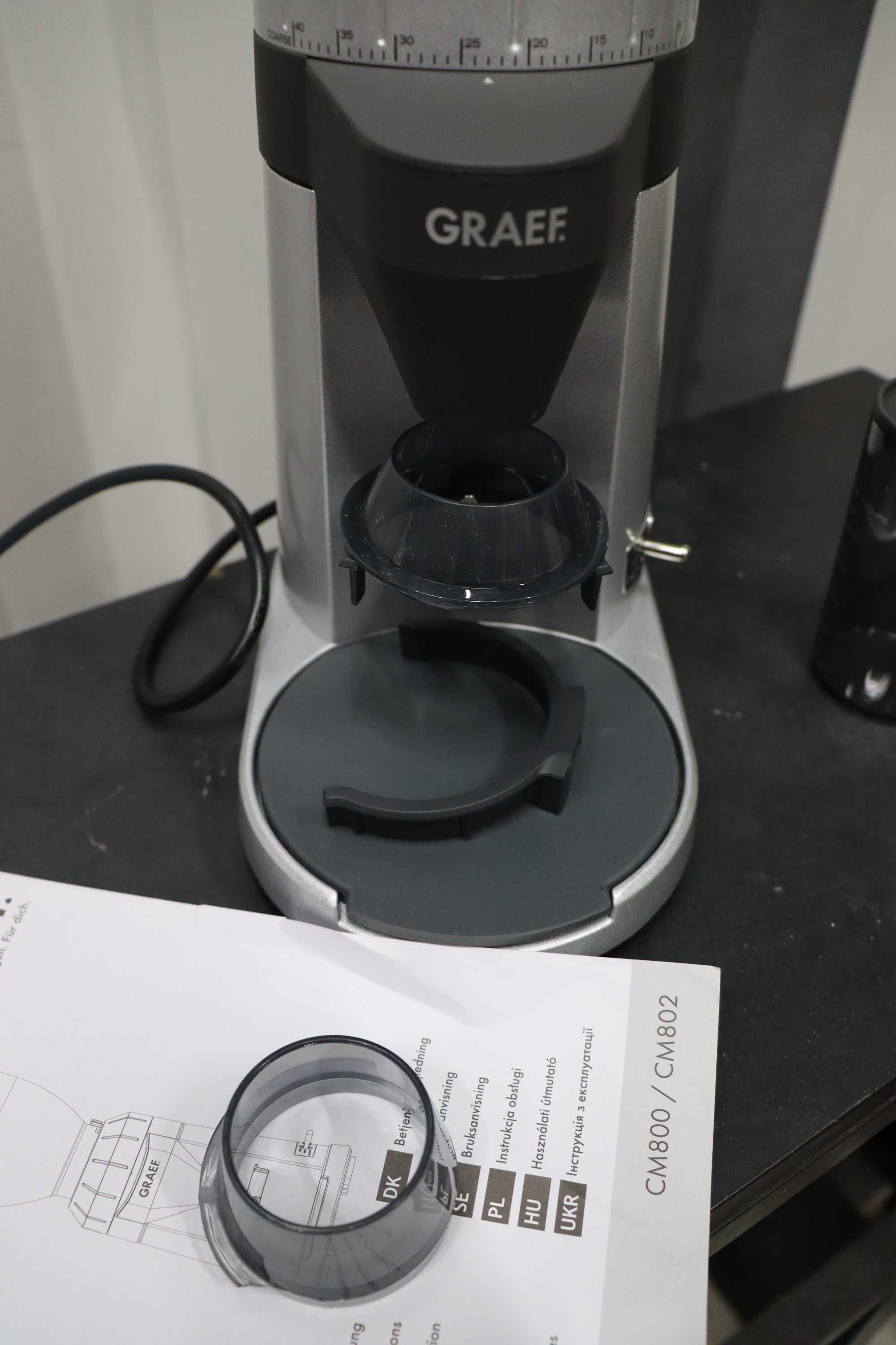 GRAEF CM900 Кафемелачка,Автоматично порциониране,40 степени на смилане