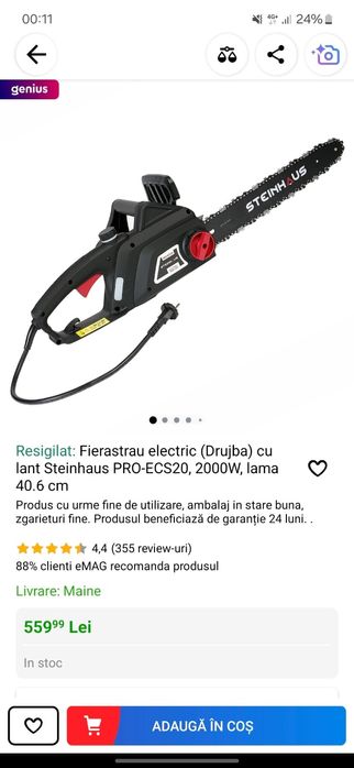Drujba Electrica puternica Steinhaus Pro 2000w