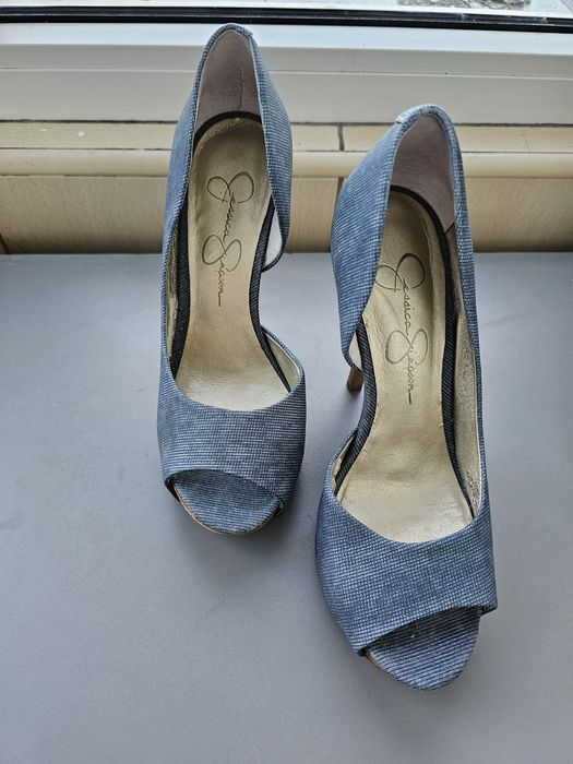 Pantofi Stileto cu talpa platforma Jessica Simpson 35.5 piele naturala