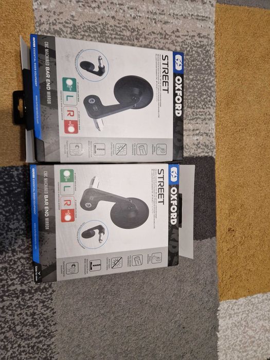 Set oglinzi motocicleta oxford street bar end mirror