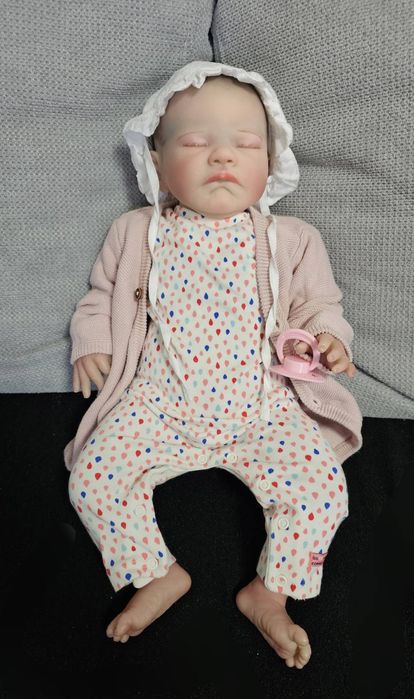 Дишащо ново реалистично бебе кукла 48см