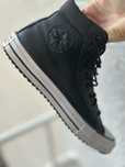 Черен кожен висок Converse - 26 см