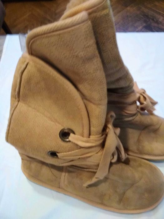 Продавам топли зимни ботуши - меки велур