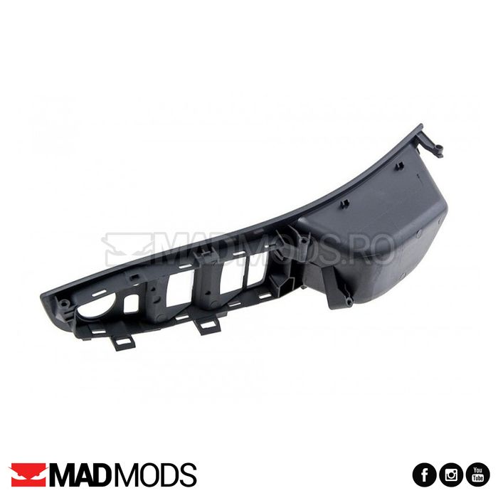 Set 4 manere interior portiere BMW Seria 5 F10 F11, Negre Crem Maro