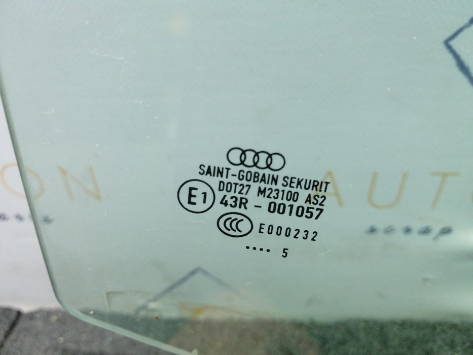 Geam dreapta spate AUDI A3 II Sportback 8PA 2004 - 2015 TDI BKC, BLS,