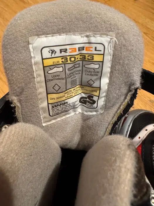 Patine de gheață pentru copii, superbe, Rebel, 30-33