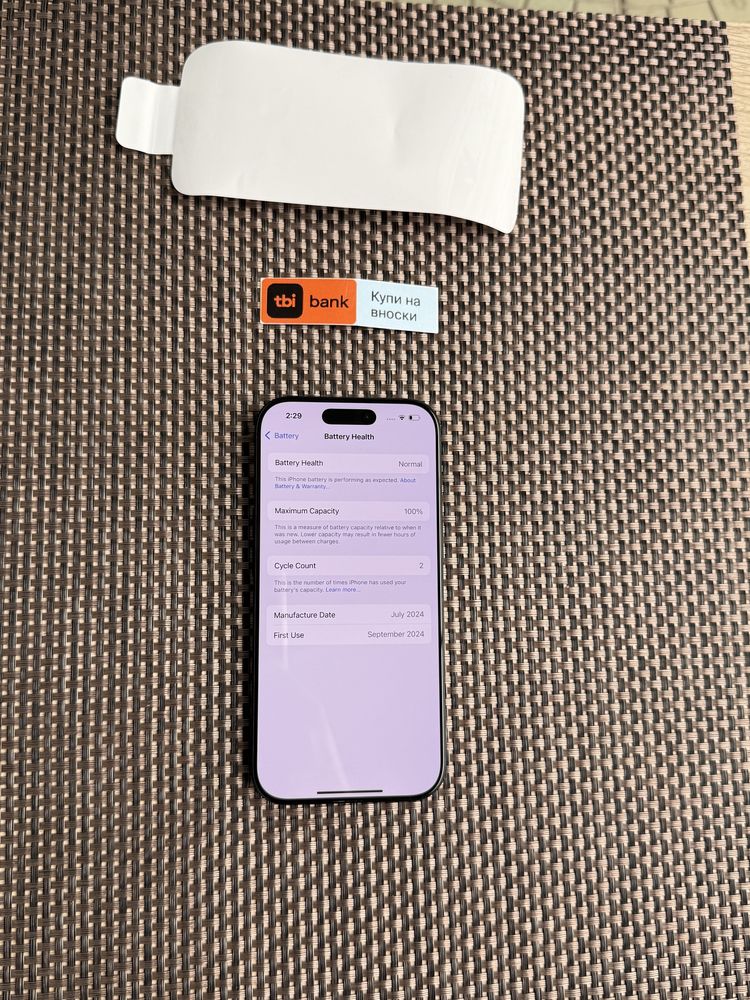 НОВ!/*ЛИЗИНГ*/ iPhone 16 Pro 128Gb Black Titanium / Айфон