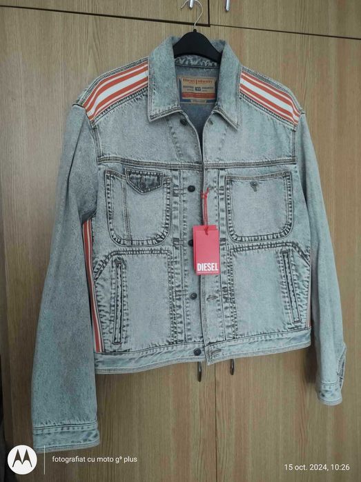 Jachetă de blugi Diesel, D Bas 0eiaw pentru bărbați (Super Pret).