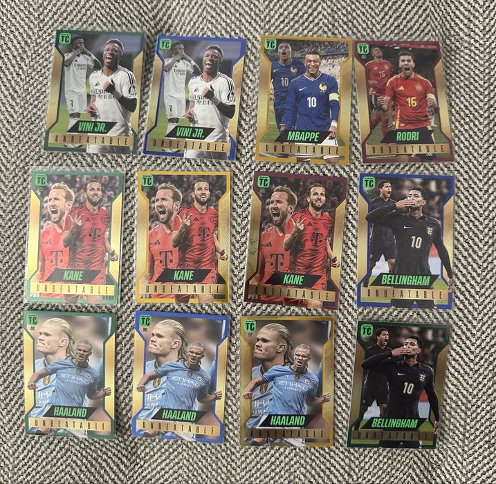 Cartonase Panini Top Class 2025 Unbeatable Paralele