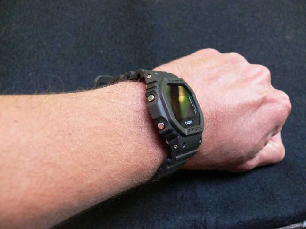 Ceas Sport Casio G-SHOCK DW-5600BB All Black NOU 2025 Negru Mat
