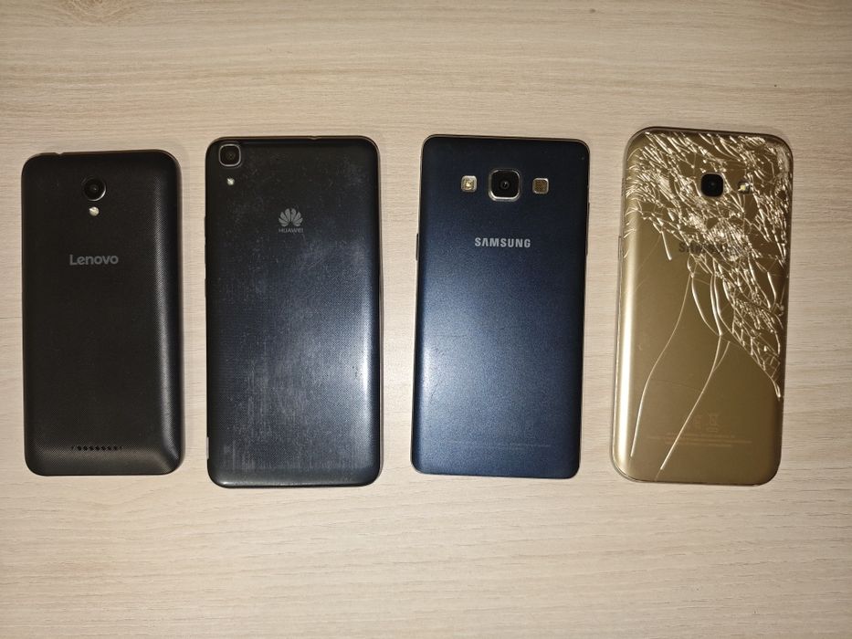 Lot 4 telefoane vechi samsung, huawei, lenovo