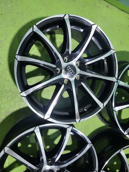 18 5x112 Audi A3 A4 Vw Golf Touran Caddy skoda 5х112 черни