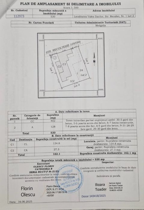 Vand casa in Valea Dacilor