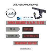 Carlige remorcare Opel omologate si durabile