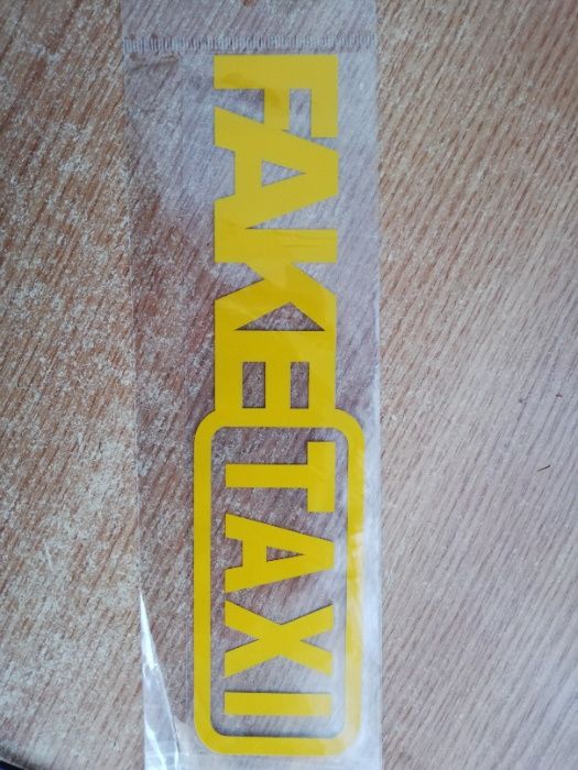 FAKE TAXI sticker 5ron/buc
