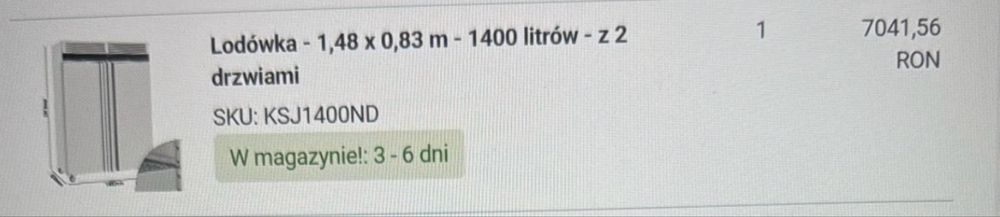 Frigider profesional GGM Gastro – ca nou, folosit doar 3 luni!