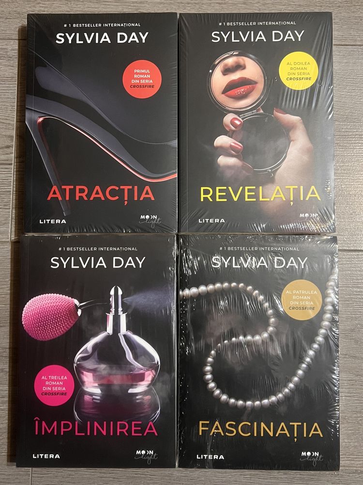 Primele 4 volume din seria Crossfire de Sylvia Day