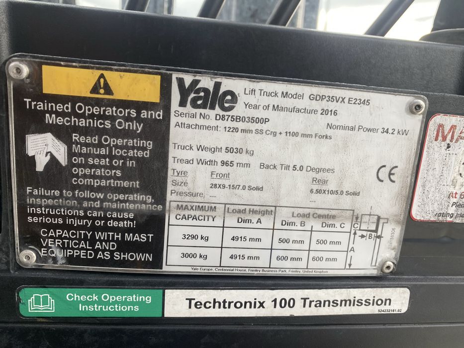 De vanzare sau de inchiriat stivuitor diesel 3,5 T