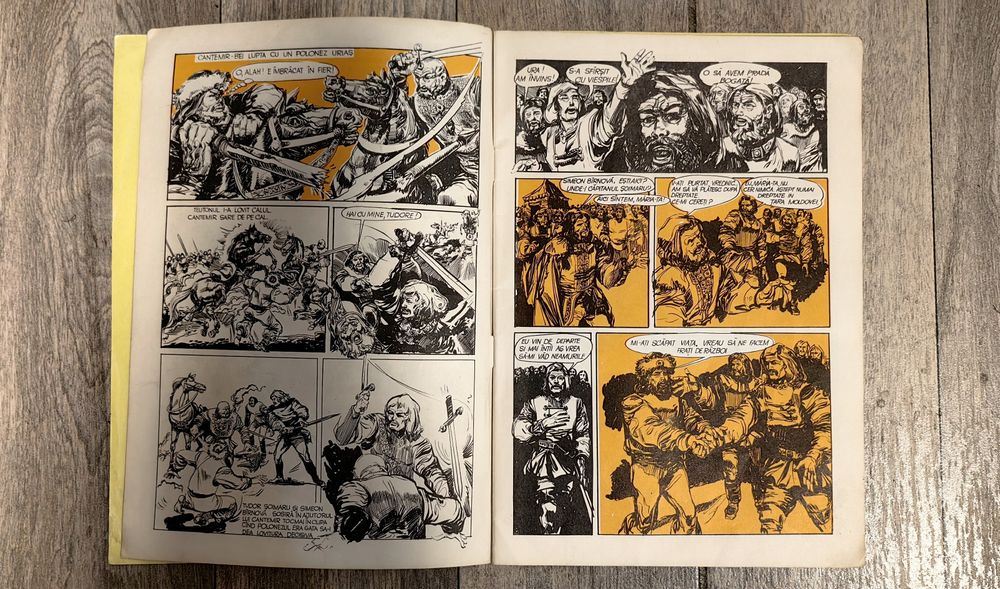 Benzi desenate Stramosii Neamul Soimarestilor Asediul banda desenata