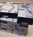 SET Baterie cada pe perete, crom +cap dus +furtun 2m MIOMAREGermany